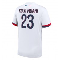 Paris Saint-Germain Randal Kolo Muani #23 Fußballbekleidung Auswärtstrikot 2024-25 Kurzarm